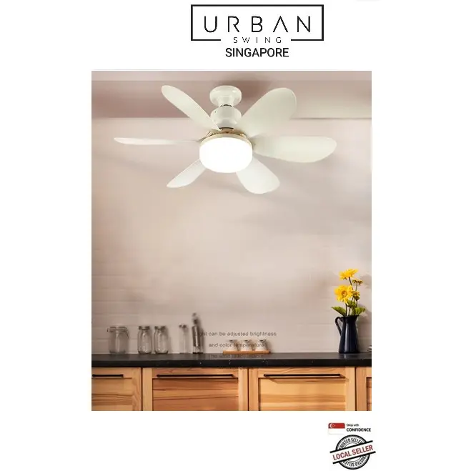 [SGSeller] E27 6 Blades Ceiling Fan Light with Remote Control 3000k-6500k Light