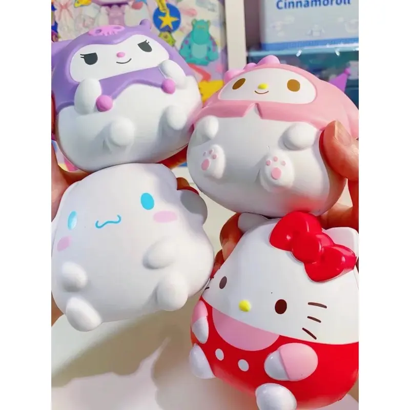 Đồ chơi xốp dẻo Squishy hình hoạt hình loopy, capybara, sanrio siêu đáng iu 2