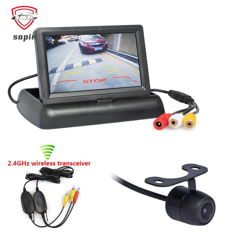 Wireless Car Rear View Monitor Car Monitor Reversing Camera Car ...