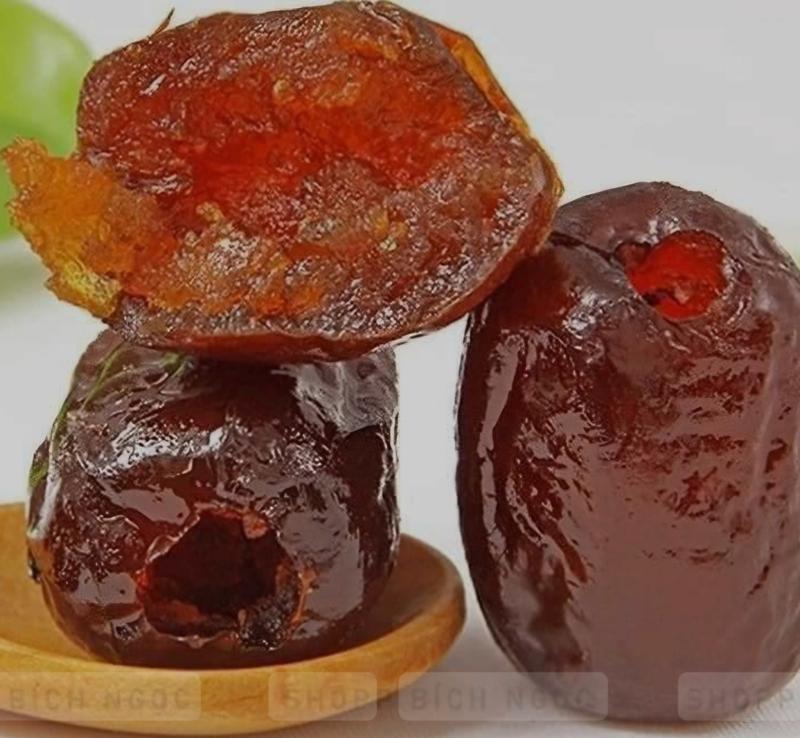 combo 2 kg mức táo sấy dẻo không hạt NGUYÊN BẢO FOOD Chua Snack Ăn Vặt Cay mứt chà là 4