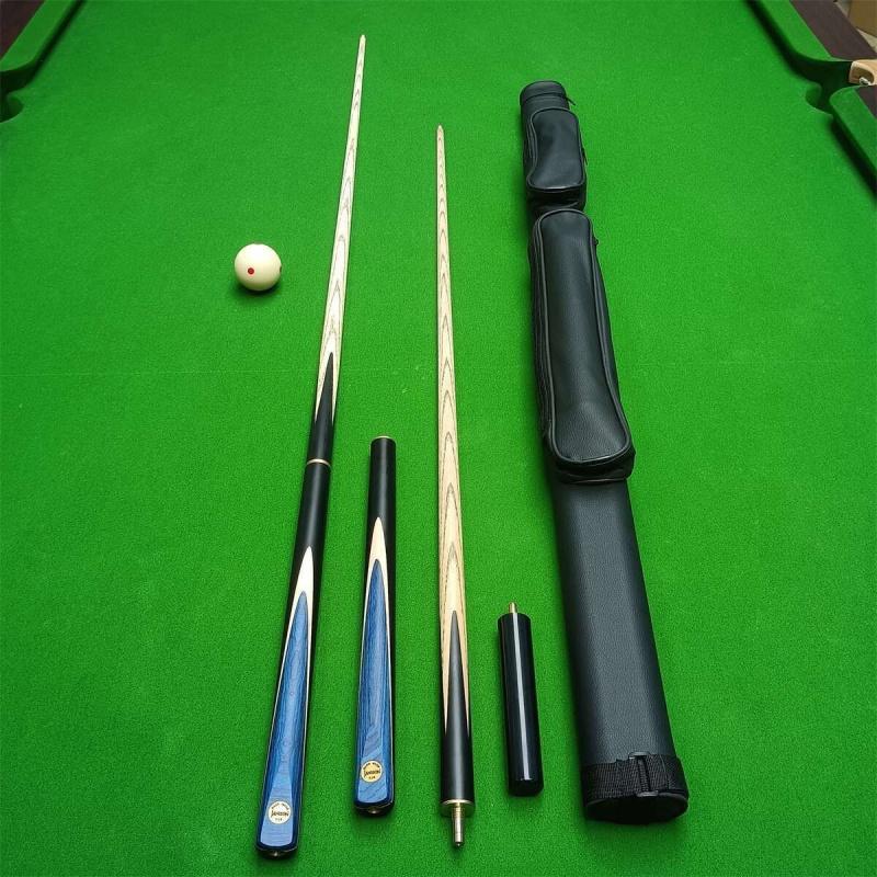 Product Introduction of Dl Billiard Rod Small Head Ms Cue Blue Whale Chinese Black Eight Head Ball Chinese Middle Nine Ball Table Split Cue 6