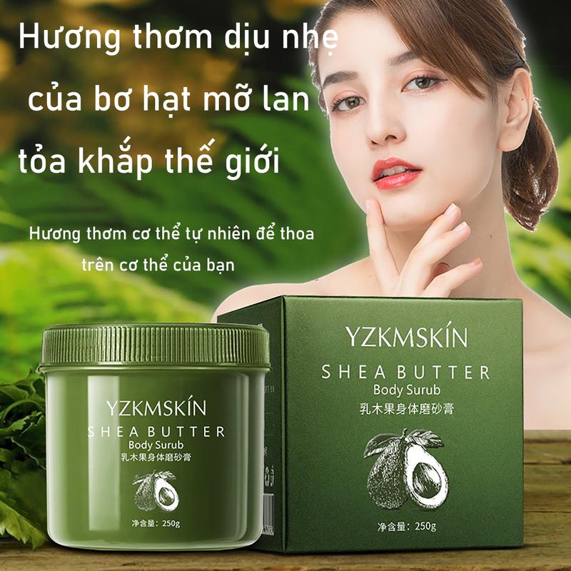 Kem Chà Xát Hương Bơ Làm Đẹp Cơ Thể Niacinamide Shea Butter Oil Body Frosted 250g 1