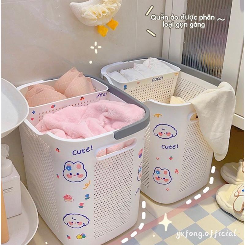 Hộ gia đình giỏ đựng quần áo bẩn dung tích lớn phòng tắm Rổ medo thong chất liệu cao cấp nhiều kích cỡ nhỏ trung bình và to tiết kiệm diện tích dễ dàng tổ chức