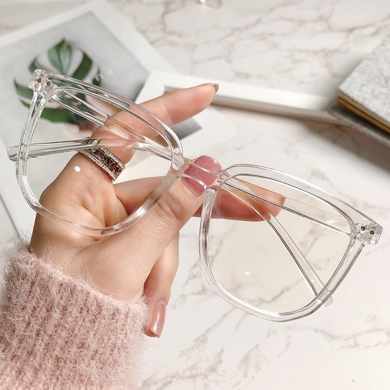 Frame Kacamata Minus Lensa Anti Radiasi BM-AR007 Wanita Korea Bergaya Bingkai Transparan Frame Kacamata Komputer 5