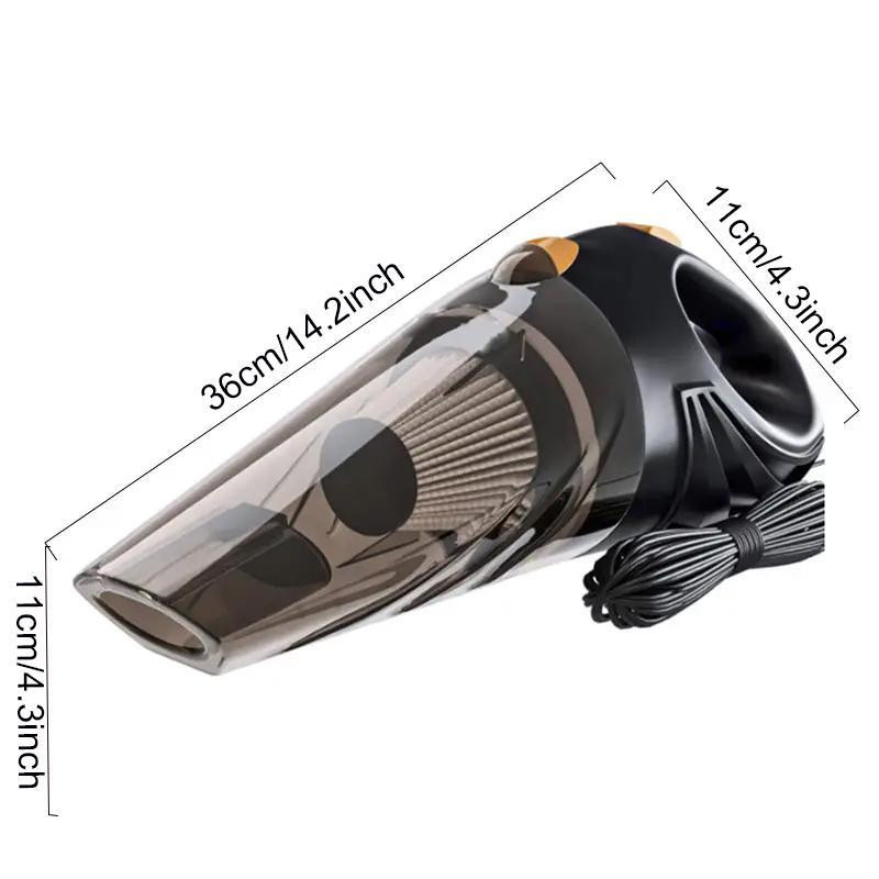 Vehicle Mounted Car Vacuum Cleaner Hoover, 1 Set Car Handheld Small Vacuum Cleaner with High Suction Power, Car Cleaning Tool, Automobile Carpet Cleaner 1