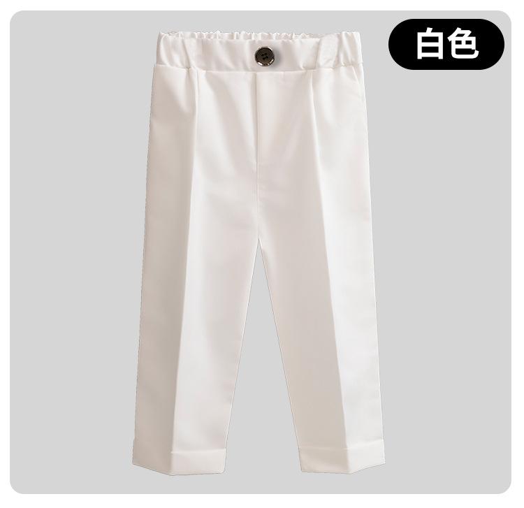 Product Introduction of กางเกงชุดเด็ก, กางเกงสูทสีทึบ, สำหรับเด็กชาย, นักเรียนชั้นประถมศึกษา, ชุดการแสดง, กางเกงขายาวลำลองฤดูใบไม้ผลิและฤดูใบไม้ร่วง 25