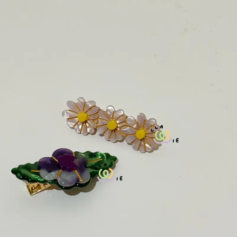 clawwie flowers hairpinss