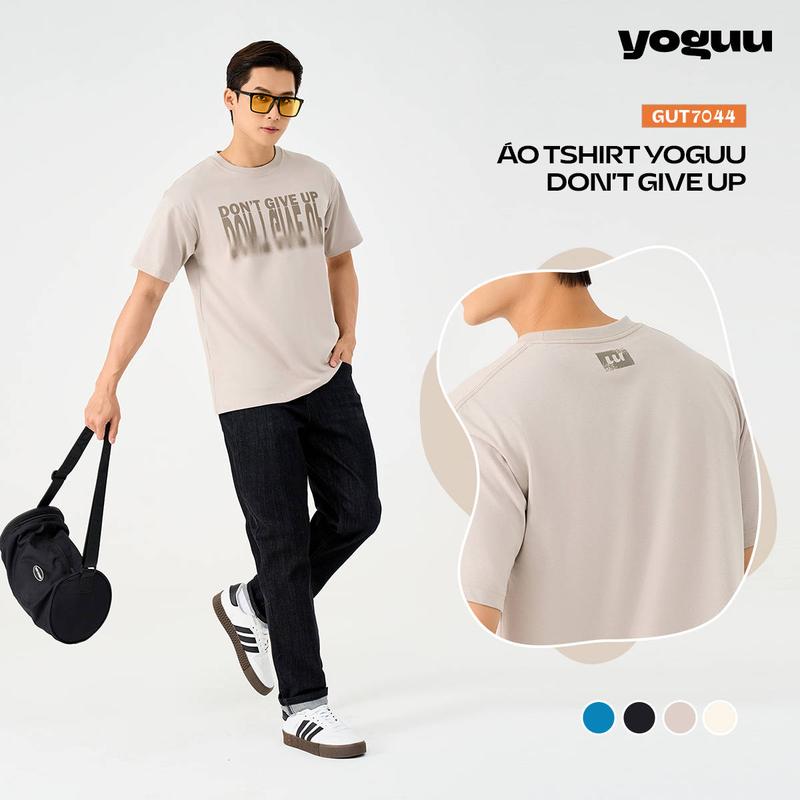 [SALE 70%] YODY ÁO Thun Nam Nữ Yoguu Don'T Give Up GUT7044
