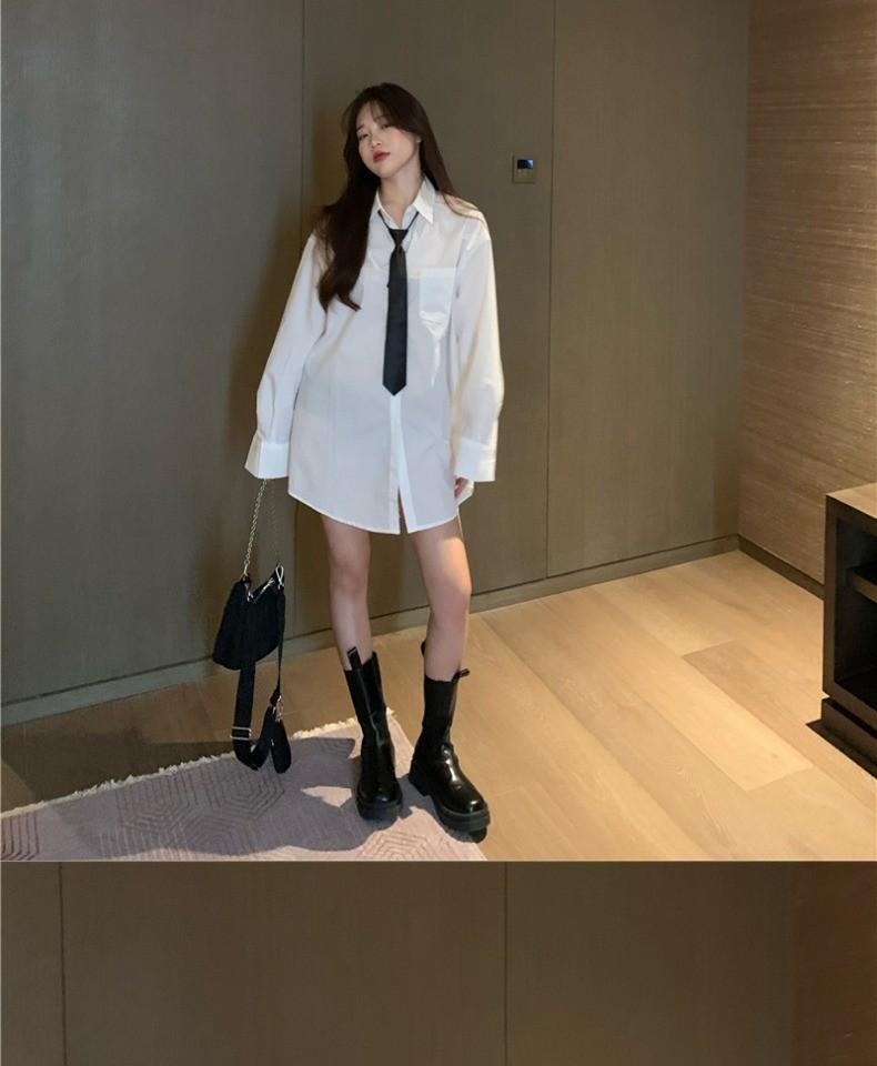 Product Introduction of T-shirt JK Uniform Shirt Skirt Dress Pleated Skirt Women's Autumn and Winter Spring and Summer Two-Piece Set Short Skirt Shirt 3