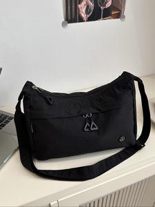 Bolsa cruzada de color sólido para mujer, bolsa de hombro de gran capacidad para uso diario, casual, moderna, versátil y de alta calidad para el traslado diario
