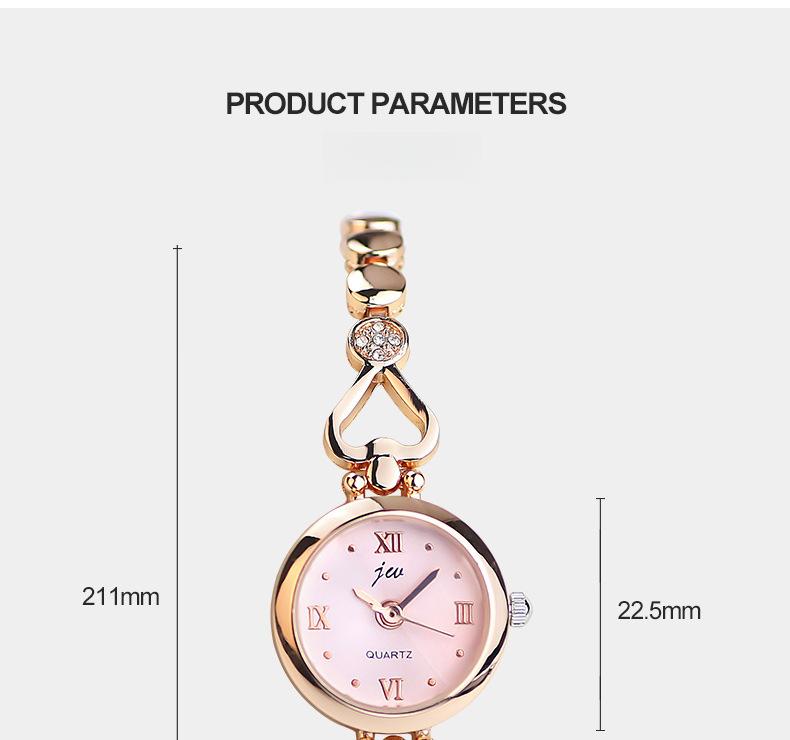 Product Introduction of Fashion New Watch Women's Watch Steel Band Student Watch Bracelet Electronic Fashion Simple Temperament Quartz Watch Love Watch Birthday Watch Couple Watch Wedding Watch Party Watch @ 223 # 5