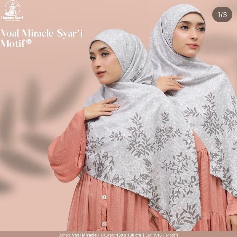 JILBAB SEGIEMPAT MOTIF TERBARU, BAHAN VOAL PREMIUM, LASERCUT, UK 130x130 Basic Lembut 0