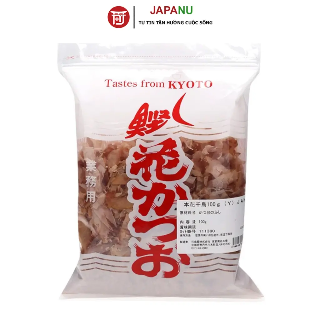 Cá Bào Hana Katsuo Nhật Bản 100g  Sợi Mỏng {FUKUSHIMA KATSUO}