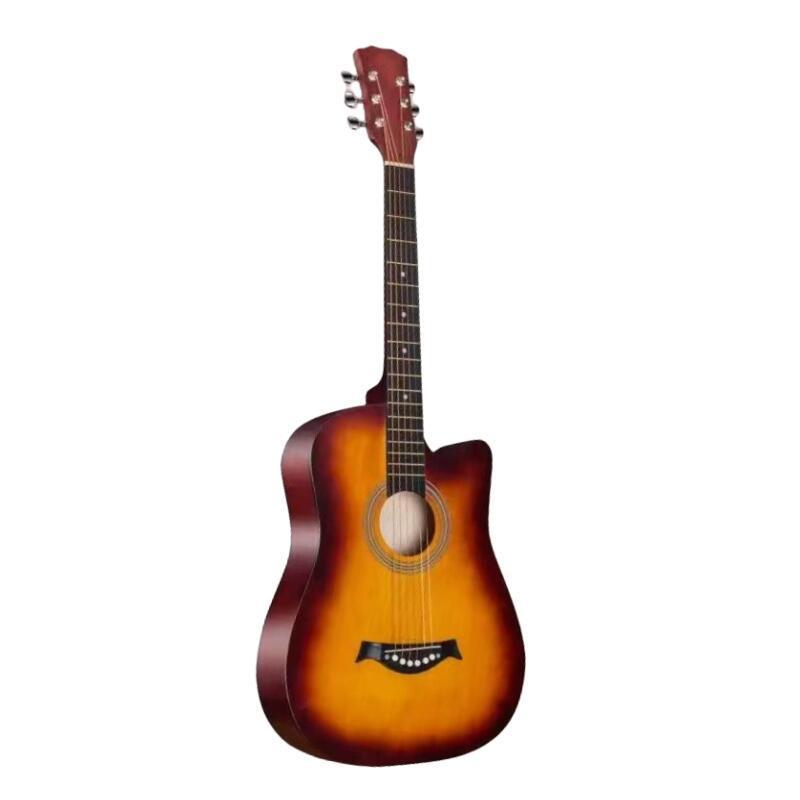 Đàn Ghi Ta Dân Gian, Bán Buôn, 38 Inch Và 41 Inch, Thích Hợp Cho Người Mới Bắt Đầu, Học Sinh Nam Và Nữ, Nhạc Cụ Thực Hành, Thích Hợp Cho Người Mới Bắt Đầu, Thực Hành Piano, Có Hẹn Guitar 7