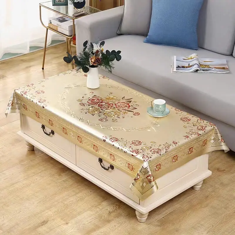 Khăn trải bàn phòng khách phòng ăn sang trọng .khích thước 90cm *150cm 2