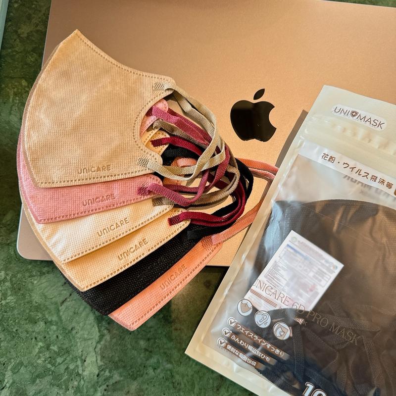 [BeeSTORE] Combo 200 cái = 20 túi Khẩu Trang Thời Trang UNICARE 6D PROMASK 3 lớp mỏng nhẹ thoáng khí