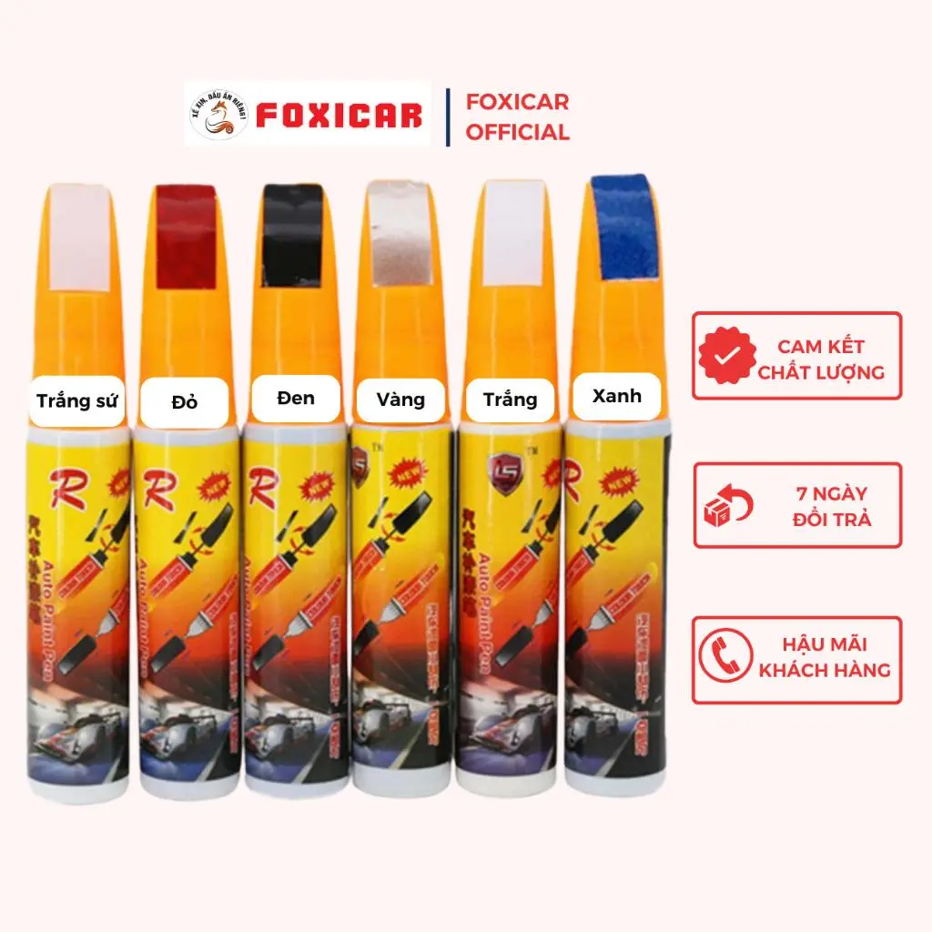 Bút xoá che mờ vết trầy bút sơn vết xước cho Ô Tô, xe máy thông dụng - FOXICAR