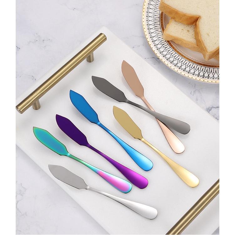 Stainless Steel Butter Knife Western Food Jam Applicator 6