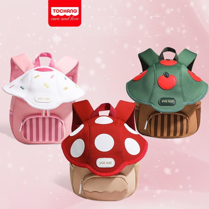 Balo nấm cho bé mầm non, balo bé trai, balo trẻ em mẫu giáo đi học cho bé Từ 1-4 Tuổi