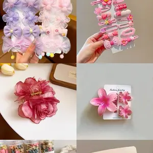 Jepitan Rambut Anak Model Bunga Pita /jepitan lupu “ Aksesoris Rambut