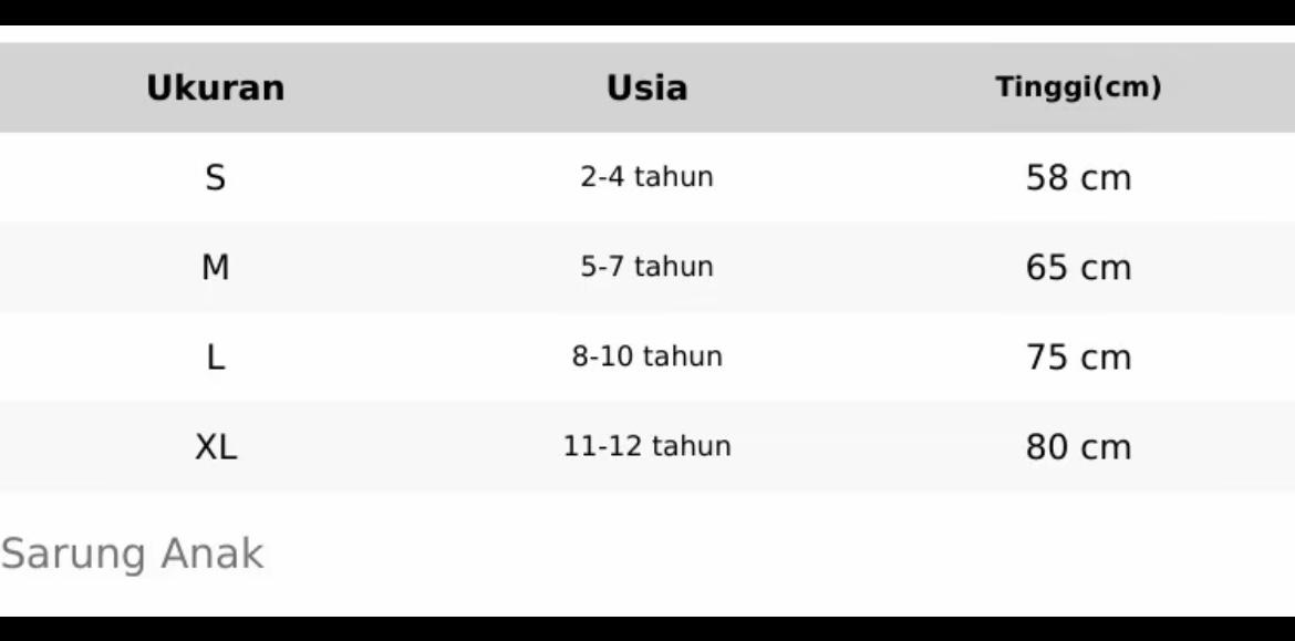 Sarung Anak Instan Laki Laki Usia 2 Tahun sampai 12 Tahun Karet Pinggang sarung  instan (BUKAN SARUNG CELANA)