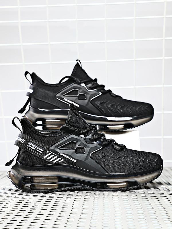 Men's Fashionable Lace Up Low Top Sneakers, Casual Comfortable Sports Running Shoes, Trendy All-match Sneakers for Daily Wear 0
