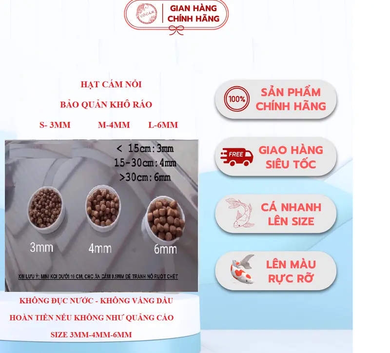 Cám cá koi Nutreco 5 kg - 5 túi HÀNG CHÍNH HÃNG 1