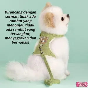 Easy-Fit Reflective Pet Harness, Lightweight Mesh Vest Harness for Dogs, Cats, Bunnies, Secure and Comfortable for Outdoor Adventures, Small to Medium Pets