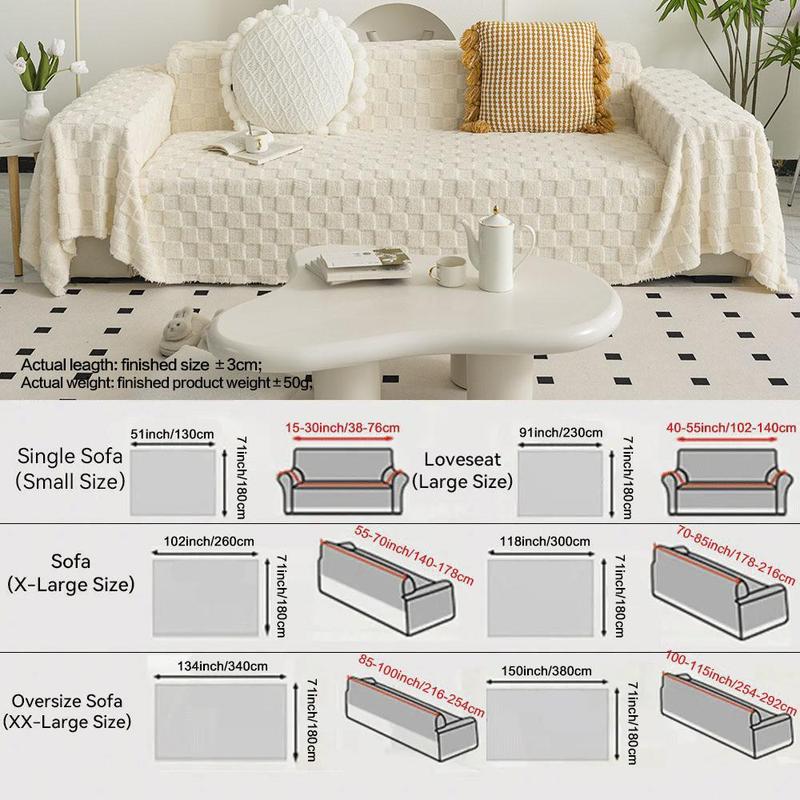 Product Introduction of Solid Color Yunjin Nuo Di Rong Sofa Blanket Soft and High Quality Dust Blanket Gift Fashion Home Good Fashion Atmosphere Blanket Sofa Cover Can Be Machine Washed 1
