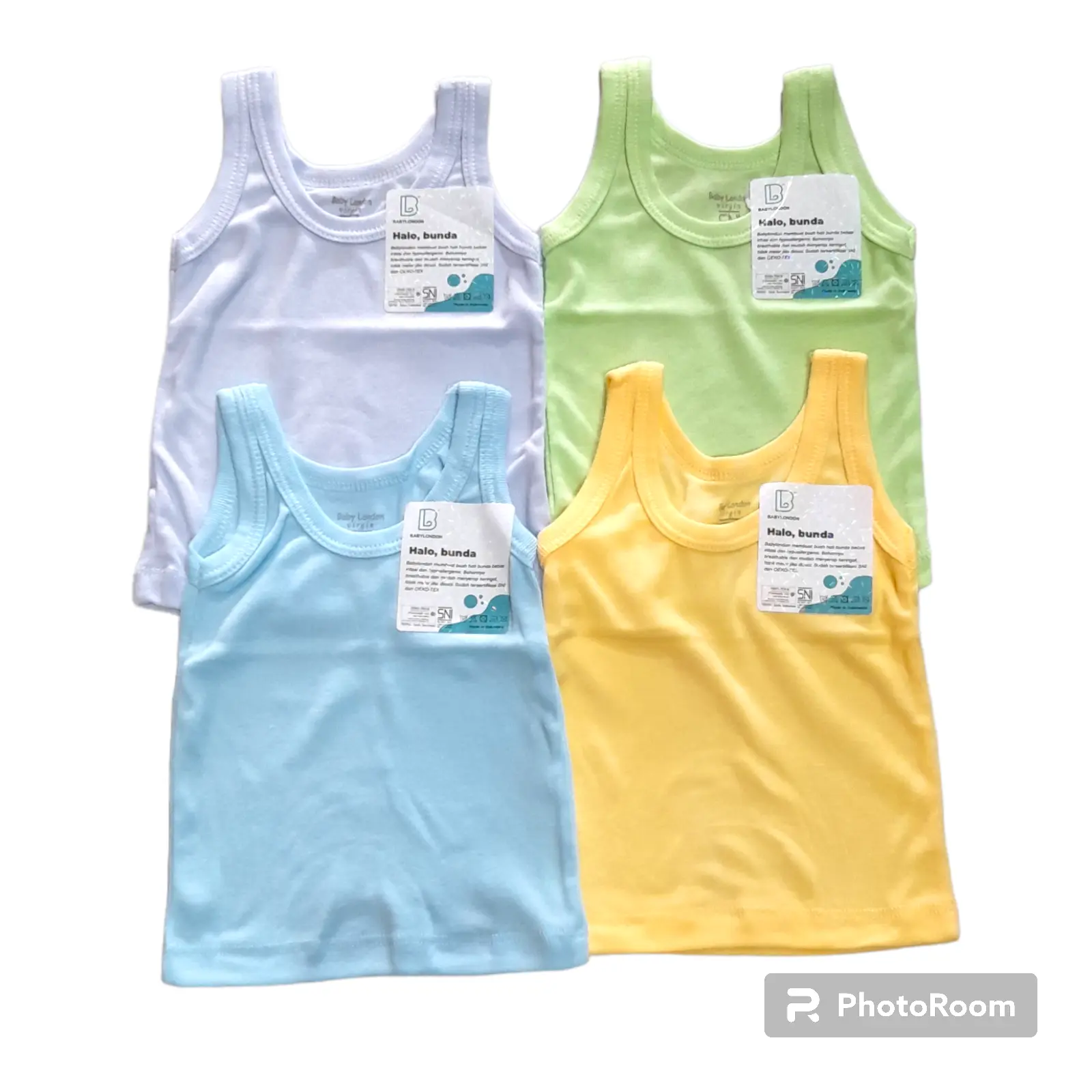 Singlet Baby London Polos Warna