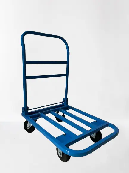 Xe đẩy hàng 4 bánh gắp gọn 150kg - Thép hộp mạ kẽm