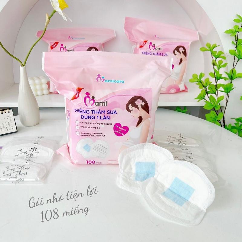Miếng lót thấm sữa Mamicare siêu mềm mỏng 108 tờ 4
