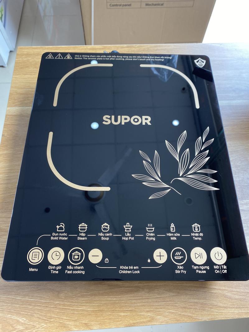 Product Introduction of Bếp điện từ cảm ứng Supor SDHCB11TVN-YL, Công suất 2100W, Mặt bếp pha lê siêu bền, Điều khiển cảm ứng, Bảo hành 12 tháng Bếp Từ 6