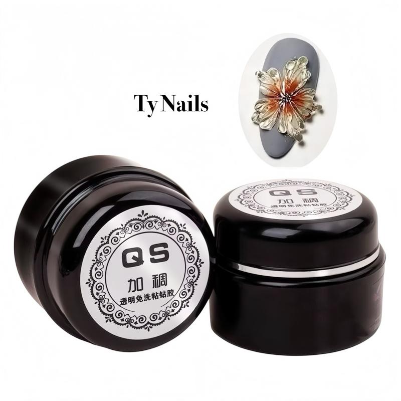  Gel QS đa năng chính hãng 20ml dùng vẽ nổi tráng gương gắn đá tạo giọt nước làm hoa thuỷ tinh trang trí móng tạo hình nail 