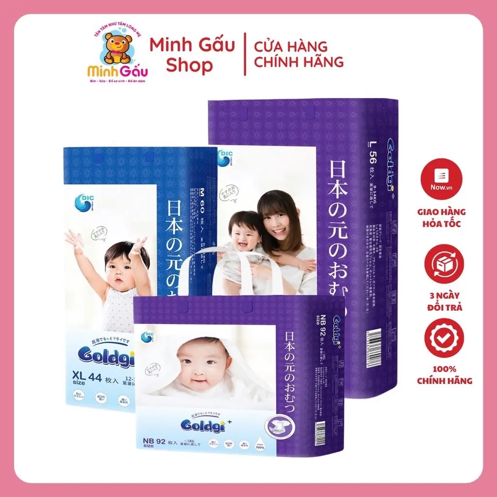 Bỉm Golgi cao cấp Nhật siêu mỏng