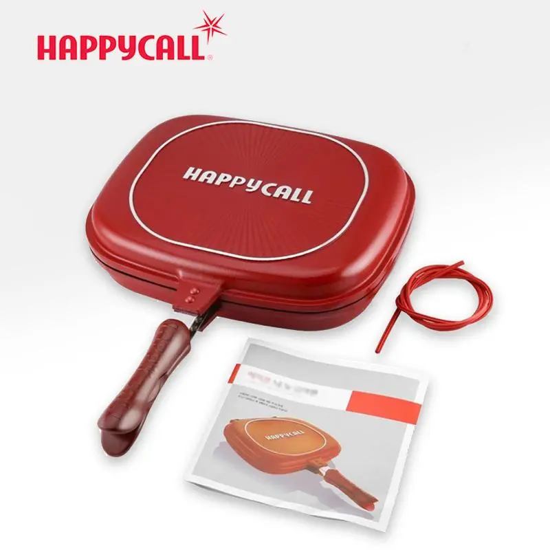 Panggangan Double Pan HAPPY CALL dan SUGGO Jumbo Size 32cm teflon 2