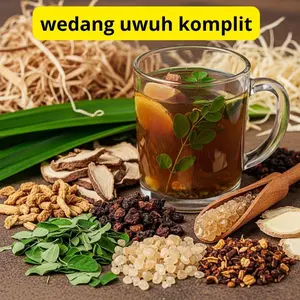 WEDANG UWUH REMPAH Komplit GULA BATU SECANG JAHE KAPULAGA  DAUN PANDAN CENGKEH GULA BATU DAUN KELOR
