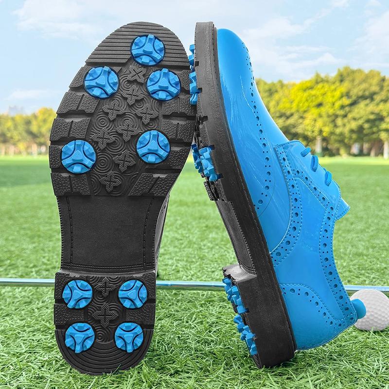 Product Introduction of Professional Business Leather Golf Shoes Block Shoes Glossy Men Spikeless Golf Sneakers Comfortable Walking Footwear for Golfers 17