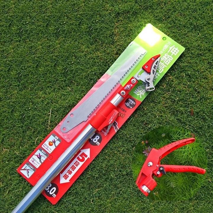 Kéo cắt tỉa cành cây, kéo cắt hoa quả trên cao 3 mét