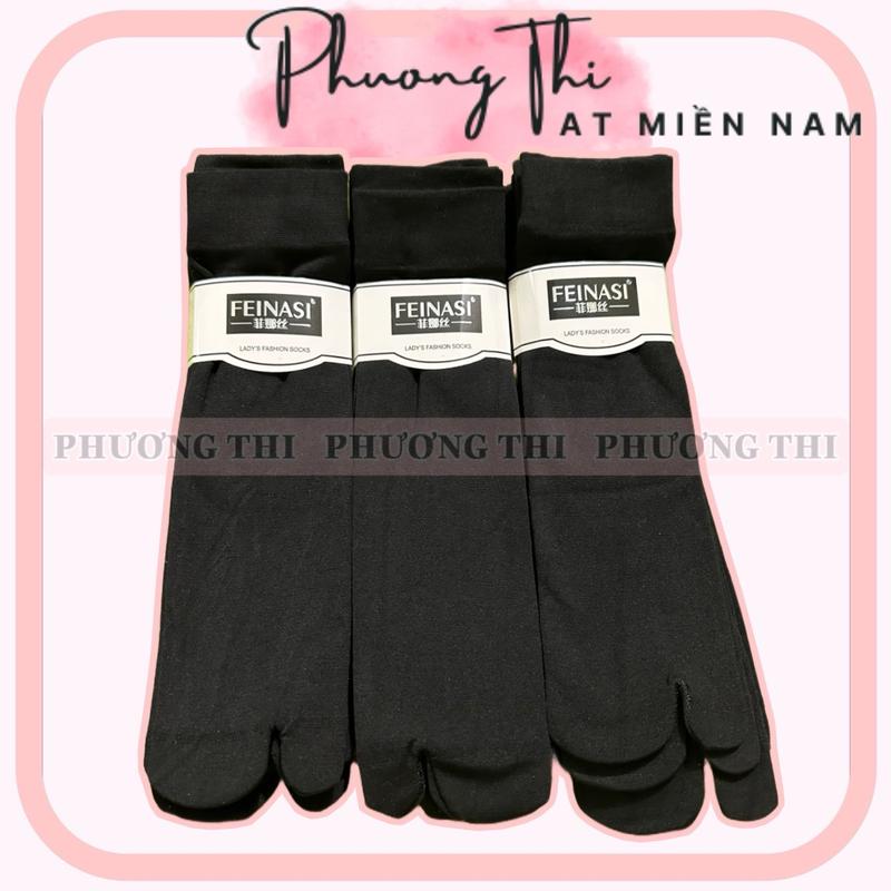 [ Hàg Mới ] Tất Vớ Đen 2 Lớp Không Quá Dày Mang Ôm Sát Chân Đi Nắng Ủ Kem