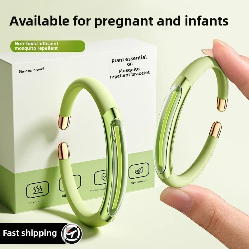 Mosquito Repellent Bracelet Plant Oil Adult Child Safe, Natural Essential Oil Bug Band Bracelet for Family electric  mosquito  racket mosquito  killer mosquito  high  pressure