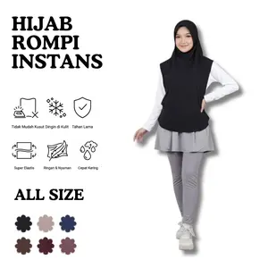Hijab Rompi Instan Crop Olahraga Vest Wanita Terbaru Sport Kekinian