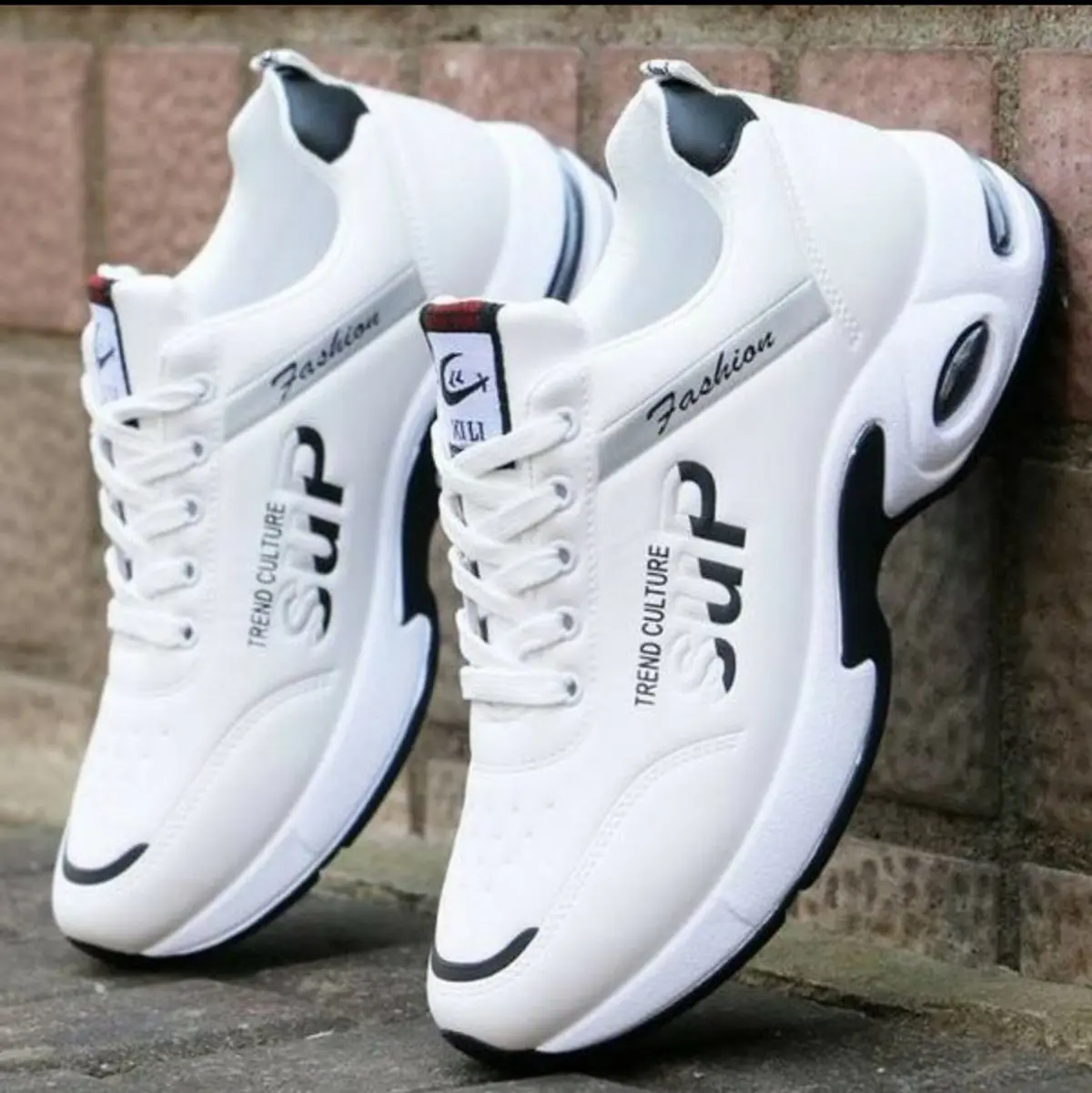 sepatu sneakers sup trend culture sepatu kasual unisex formal bisa cod Musim panas Casual Karet Shoes Pria