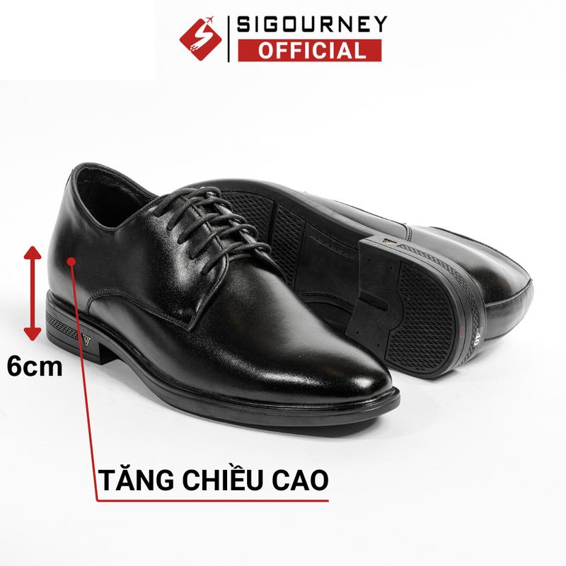 [Tăng cao 6cm] Giày tăng chiều cao cho nam SIGOURNEY SIG-41 – tăng 6cm bí mật Đế Bằng