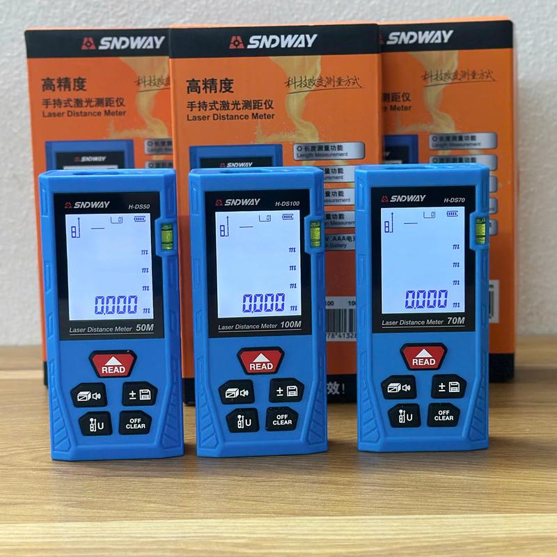 Thước Đo Khoảng Cách Laser SNWAY SW-MS50 MS70 Khoảng Cách 50M ,70M 100M Bảo Hành 6 Tháng