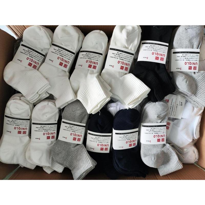 Set 3 dôi tất cổ cao loại dày 2 màu tất nam tất nữ Menswear 0