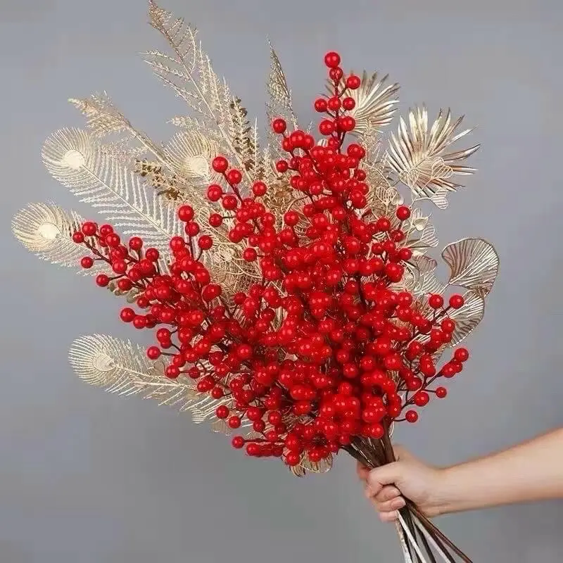Cành đào đông (cherry) trang trí 12 nhánh loại cao cấp, trang trí Tết, trung thu... Đồ trang trí Đồ trang trí Đồ trang trí Đồ trang trí Đồ trang trí 6