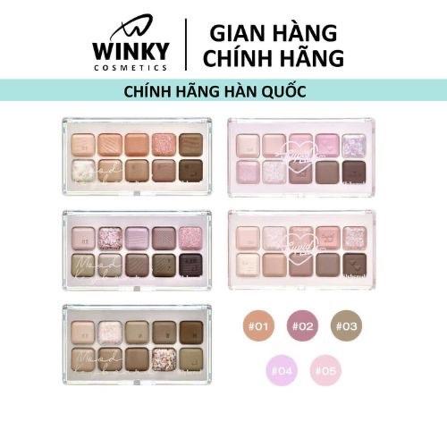 Bảng Phấn Mắt 10 Ô Lilybyred Mood Keyboard Eyepalette Trang Điểm Cosmetic Women Nữ