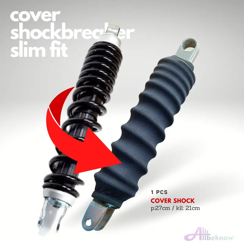 Sarung Shockbreaker Belakang Slim Fit Cover Shock Pelindung Shock belakang sepeda Motor Universal 0