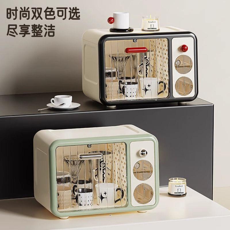 Product Introduction of Household Bottle Storage Cabinet Baby Tableware Storage Box Food Supplement Tool Dust-proof Drain Cabinet Put Dishes And Chopsticks Shelf 28